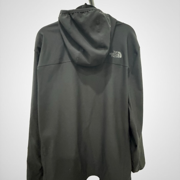 The North Face Black Softshell Hooded Jacket Mens XXL Lightweight Zip - Picture 5 of 7